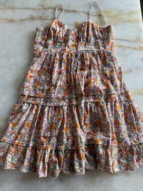 NWT Maeve Spaghetti Strap Floral Print Sundress Sz 12